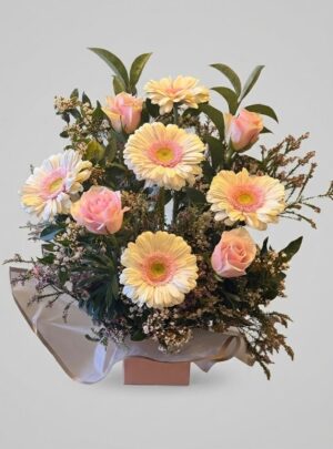 mixed rose & gerbera box